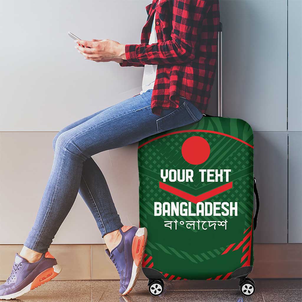 Custom Bangladesh Cricket Luggage Cover Go Tigers Sporty Version
