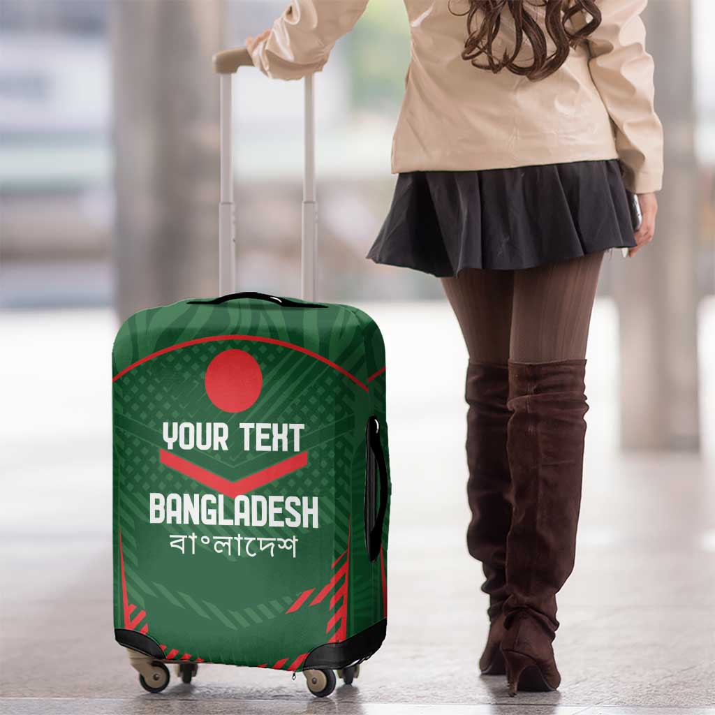 Custom Bangladesh Cricket Luggage Cover Go Tigers Sporty Version