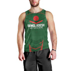 Custom Bangladesh Cricket Men Tank Top Go Tigers Sporty Version