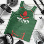 Custom Bangladesh Cricket Men Tank Top Go Tigers Sporty Version