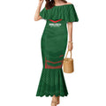 Custom Bangladesh Cricket Mermaid Dress Go Tigers Sporty Version