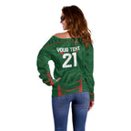 Custom Bangladesh Cricket Off Shoulder Sweater Go Tigers Sporty Version