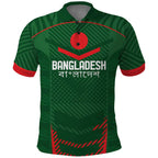 Custom Bangladesh Cricket Polo Shirt Go Tigers Sporty Version
