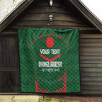 Custom Bangladesh Cricket Quilt Go Tigers Sporty Version