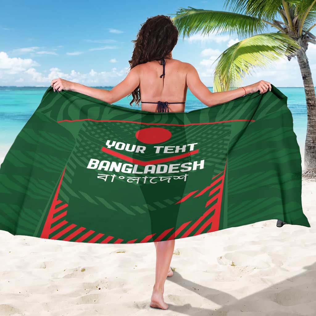 Custom Bangladesh Cricket Sarong Go Tigers Sporty Version