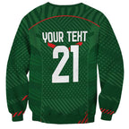 Custom Bangladesh Cricket Sweatshirt Go Tigers Sporty Version