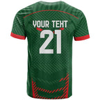 Custom Bangladesh Cricket T Shirt Go Tigers Sporty Version