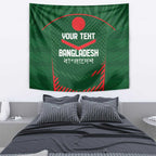 Custom Bangladesh Cricket Tapestry Go Tigers Sporty Version