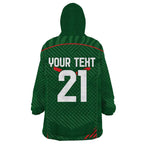 Custom Bangladesh Cricket Wearable Blanket Hoodie Go Tigers Sporty Version