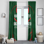 Custom Bangladesh Cricket Window Curtain Go Tigers Sporty Version
