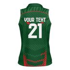 Custom Bangladesh Cricket Women Sleeveless Polo Shirt Go Tigers Sporty Version