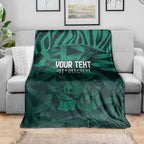 Royal Bengal Tiger Bangladesh Cricket Custom Blanket The Red and Green Version