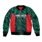 Royal Bengal Tiger Bangladesh Cricket Custom Bomber Jacket The Red and Green Version