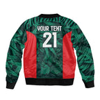 Royal Bengal Tiger Bangladesh Cricket Custom Bomber Jacket The Red and Green Version