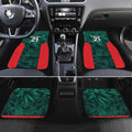 Royal Bengal Tiger Bangladesh Cricket Custom Car Mats The Red and Green Version