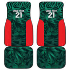 Royal Bengal Tiger Bangladesh Cricket Custom Car Mats The Red and Green Version