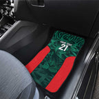 Royal Bengal Tiger Bangladesh Cricket Custom Car Mats The Red and Green Version