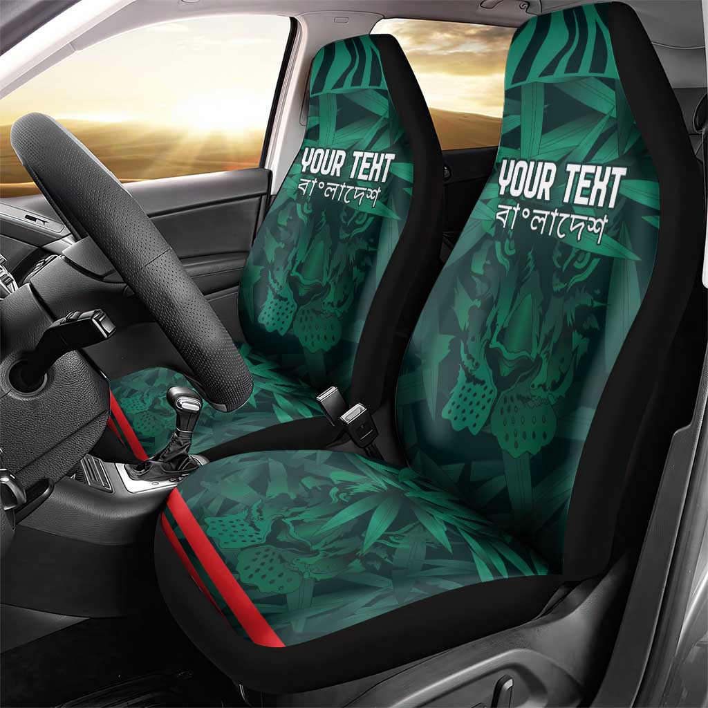 Royal Bengal Tiger Bangladesh Cricket Custom Car Seat Cover The Red and Green Version