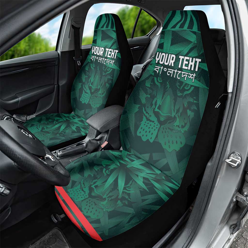 Royal Bengal Tiger Bangladesh Cricket Custom Car Seat Cover The Red and Green Version