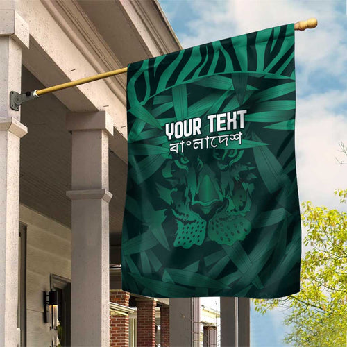 Royal Bengal Tiger Bangladesh Cricket Custom Garden Flag The Red and Green Version