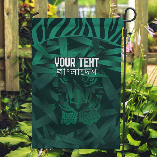 Royal Bengal Tiger Bangladesh Cricket Custom Garden Flag The Red and Green Version