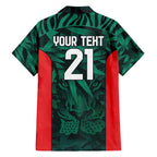 Royal Bengal Tiger Bangladesh Cricket Custom Hawaiian Shirt The Red and Green Version