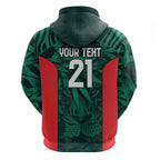 Royal Bengal Tiger Bangladesh Cricket Custom Hoodie The Red and Green Version