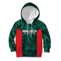 Royal Bengal Tiger Bangladesh Cricket Custom Kid Hoodie The Red and Green Version