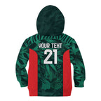 Royal Bengal Tiger Bangladesh Cricket Custom Kid Hoodie The Red and Green Version
