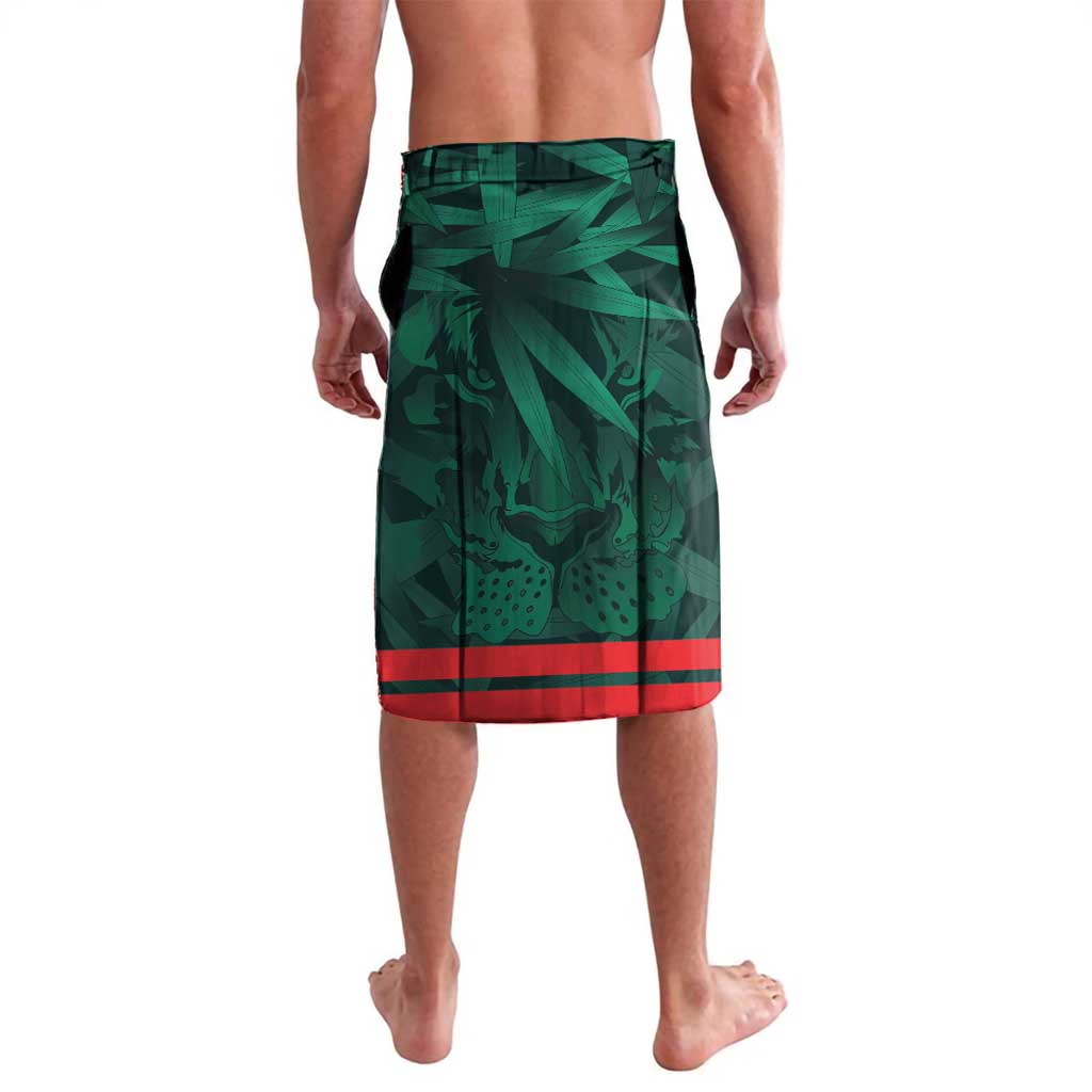 Royal Bengal Tiger Bangladesh Cricket Custom Lavalava The Red and Green Version