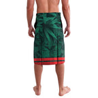 Royal Bengal Tiger Bangladesh Cricket Custom Lavalava The Red and Green Version