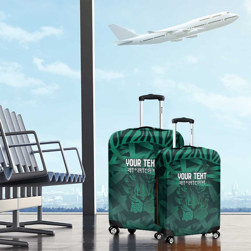 Royal Bengal Tiger Bangladesh Cricket Custom Luggage Cover The Red and Green Version