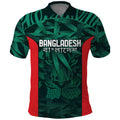Royal Bengal Tiger Bangladesh Cricket Custom Polo Shirt The Red and Green Version