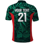 Royal Bengal Tiger Bangladesh Cricket Custom Polo Shirt The Red and Green Version