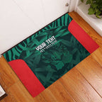 Royal Bengal Tiger Bangladesh Cricket Custom Rubber Doormat The Red and Green Version