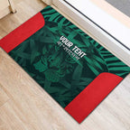 Royal Bengal Tiger Bangladesh Cricket Custom Rubber Doormat The Red and Green Version