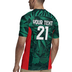 Royal Bengal Tiger Bangladesh Cricket Custom Rugby Jersey The Red and Green Version