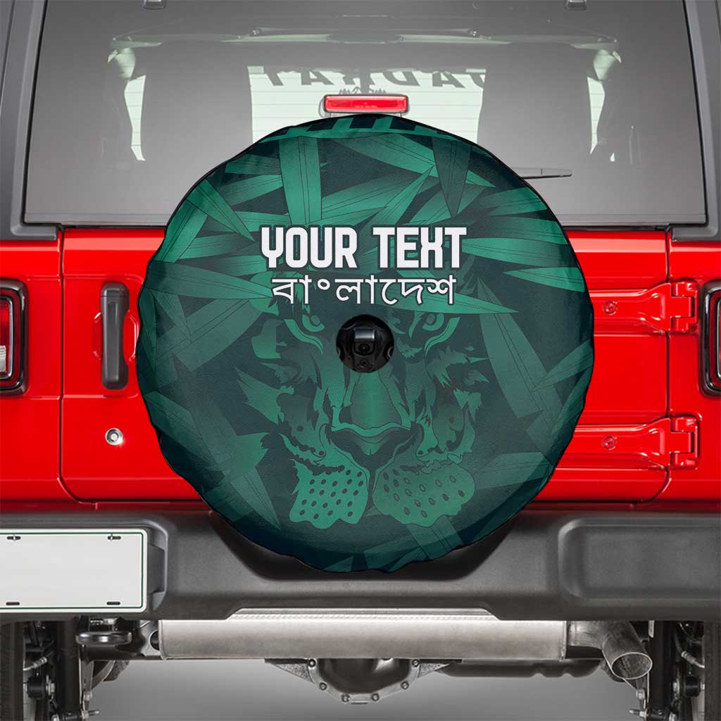 Royal Bengal Tiger Bangladesh Cricket Custom Spare Tire Cover The Red and Green Version