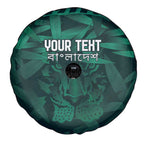 Royal Bengal Tiger Bangladesh Cricket Custom Spare Tire Cover The Red and Green Version