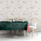 Royal Bengal Tiger Bangladesh Cricket Custom Tablecloth The Red and Green Version