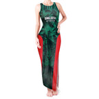 Royal Bengal Tiger Bangladesh Cricket Custom Tank Maxi Dress The Red and Green Version