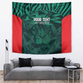 Royal Bengal Tiger Bangladesh Cricket Custom Tapestry The Red and Green Version