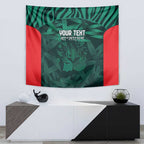 Royal Bengal Tiger Bangladesh Cricket Custom Tapestry The Red and Green Version