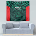 Royal Bengal Tiger Bangladesh Cricket Custom Tapestry The Red and Green Version