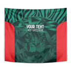 Royal Bengal Tiger Bangladesh Cricket Custom Tapestry The Red and Green Version