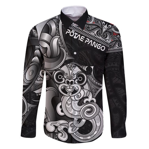 Personalised New Zealand Potae Pango Cricket Family Matching Off Shoulder Short Dress and Hawaiian Shirt Special Maori Hei Tiki Tribal Tattoo