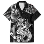 Personalised New Zealand Potae Pango Cricket Family Matching Tank Maxi Dress and Hawaiian Shirt Special Maori Hei Tiki Tribal Tattoo