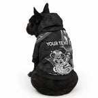 Personalised New Zealand Potae Pango Cricket Pet Hoodie Special Maori Hei Tiki Tribal Tattoo