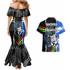 nrl-combine-bulldogs-and-panthers-couples-matching-mermaid-dress-and-hawaiian-shirt