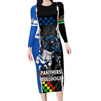 nrl-combine-bulldogs-and-panthers-long-sleeve-bodycon-dress